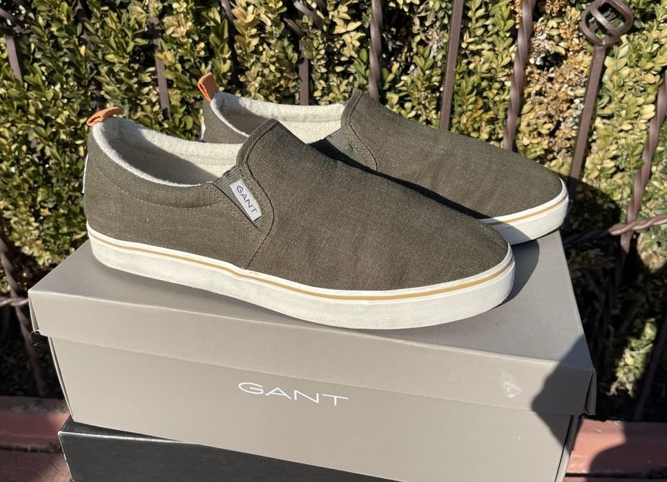 Uomo Gant Stivali Verde Lino 43