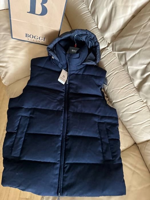 Мужской Boggi Milano Жилет Тёмно-синий XL
