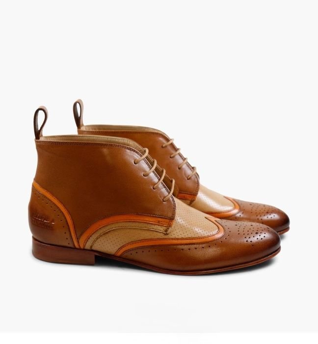 Damen Melvin & Hamilton Stiefel Schwarz Leder 39