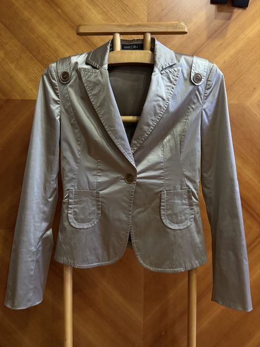Femme MarcCain Blazer Vert Coton 36