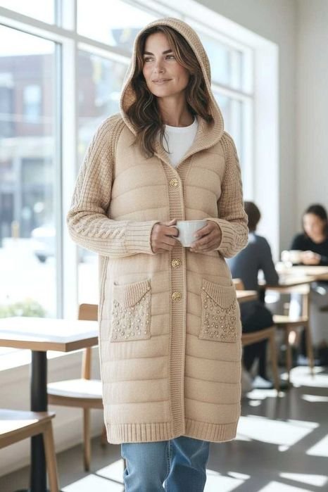 Женский CELINE Свитер Бежевый 38