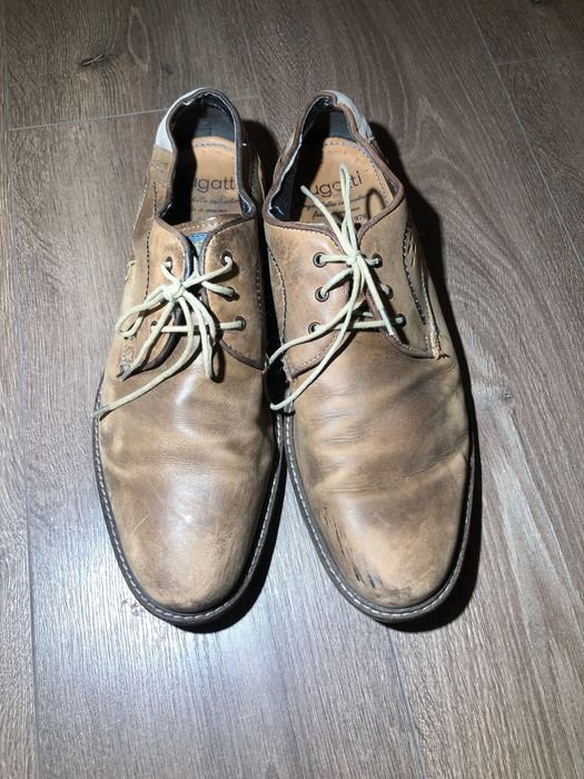 Uomo Bugatti Tacchi Marrone Pelle 45