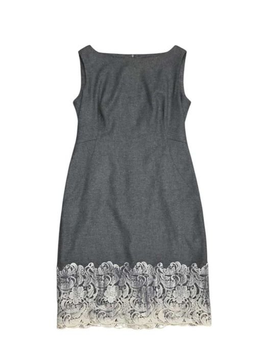 Женское Scervino Street Платье Серое Шерсть 38