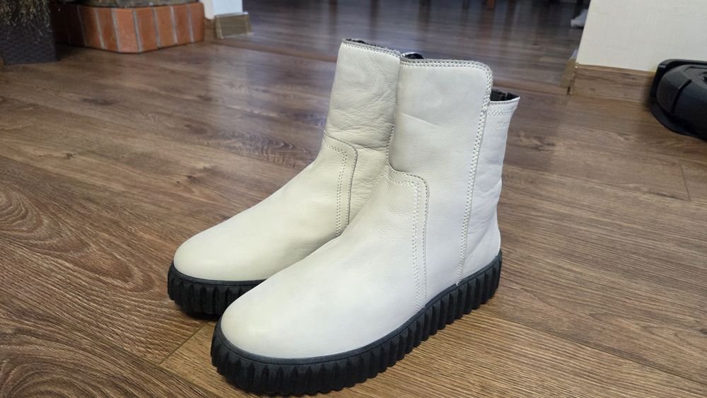 Damen Marc O’Polo Stiefel Weiß Leder 41