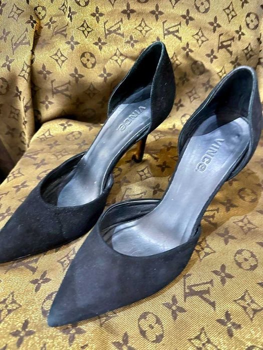 Женские Vince Vero Cuoio Чёрные Кожаные 39.5