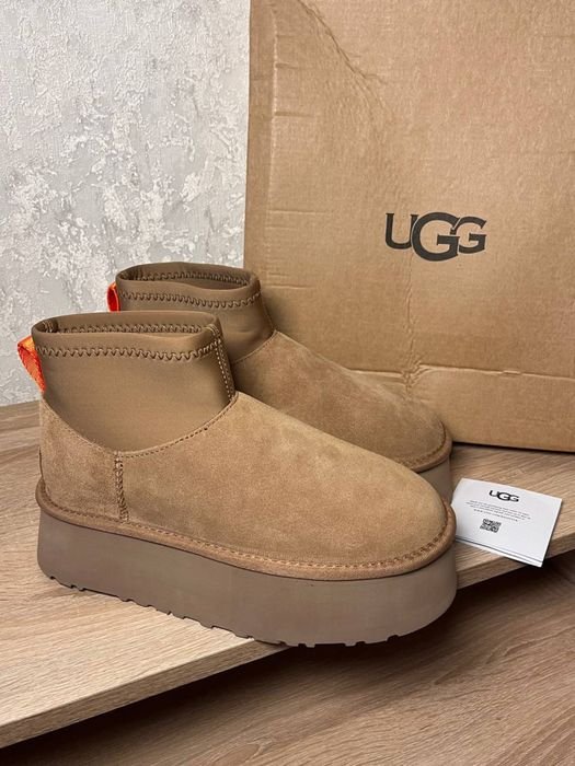 Women UGG Boots Brown Sheepskin 38