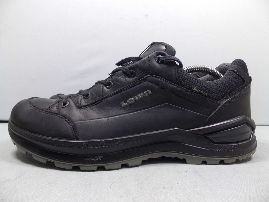 Uomo LOWA Stivali Neri Pelle 45