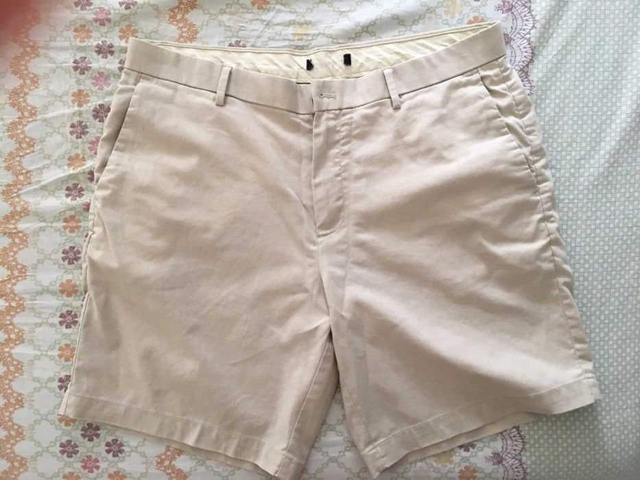 Uomo Banana Republic Shorts Beige Cotone 36-38