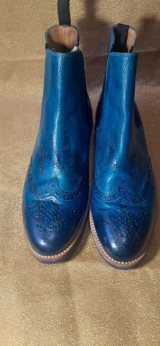 Женские Melvin & Hamilton Челси Синий Кожа 41