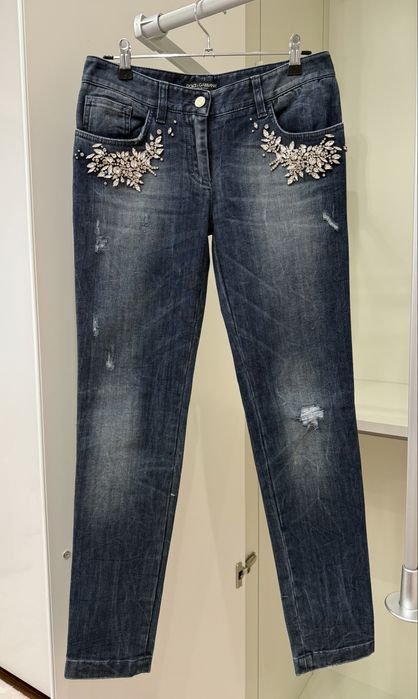 Herren Dolce&Gabbana Jeans Marineblau Denim 40