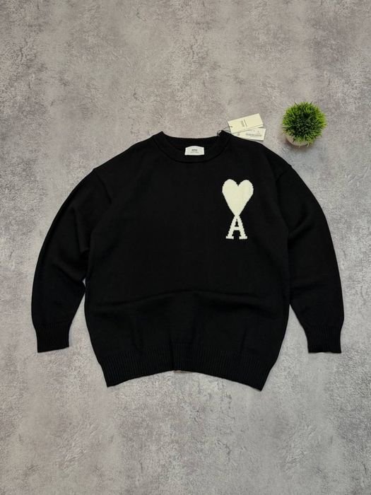 Мужской Ami Светр Чёрный