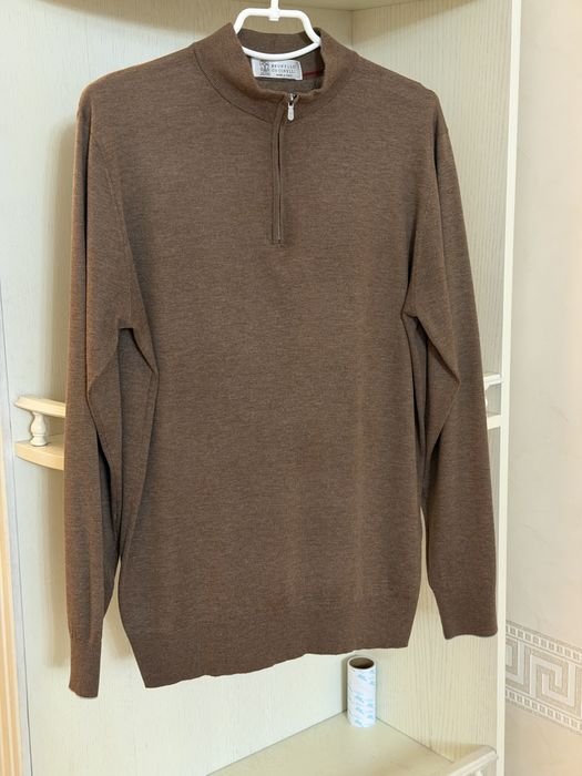 Brunello Cucinelli Свитер Коричневый М