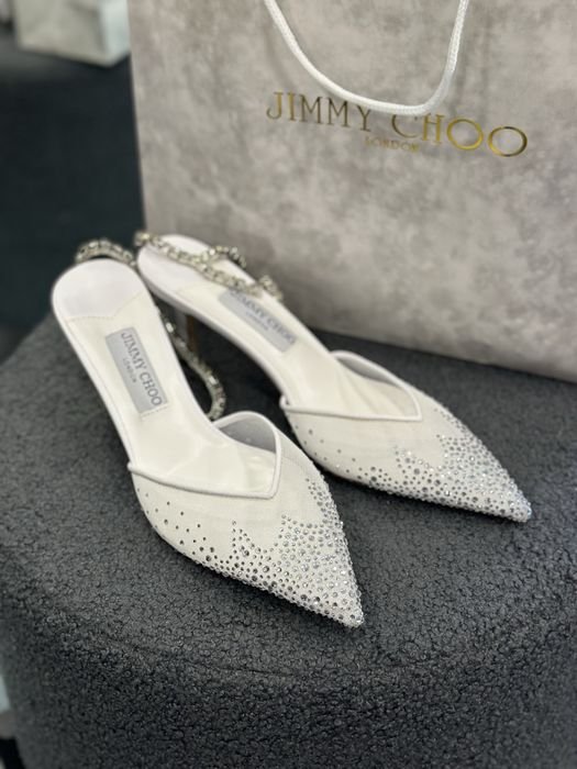 Women Jimmy Choo Heels White 