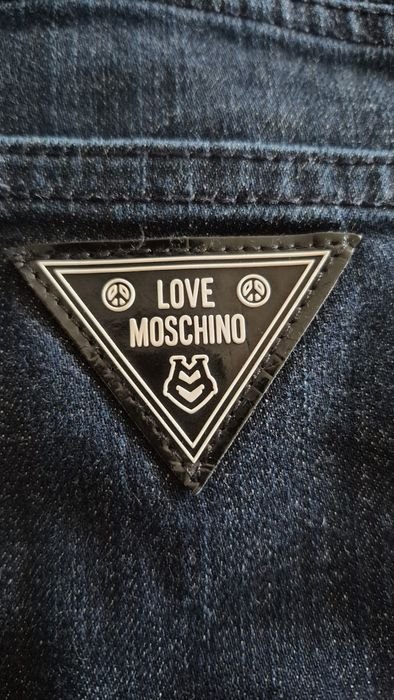 Homme Love Moschino Jeans Bleu Marine Coton 32