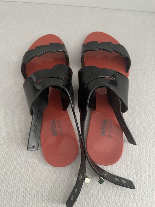 Femme Melissa + Jason Wu Talons Noir Plastique 40