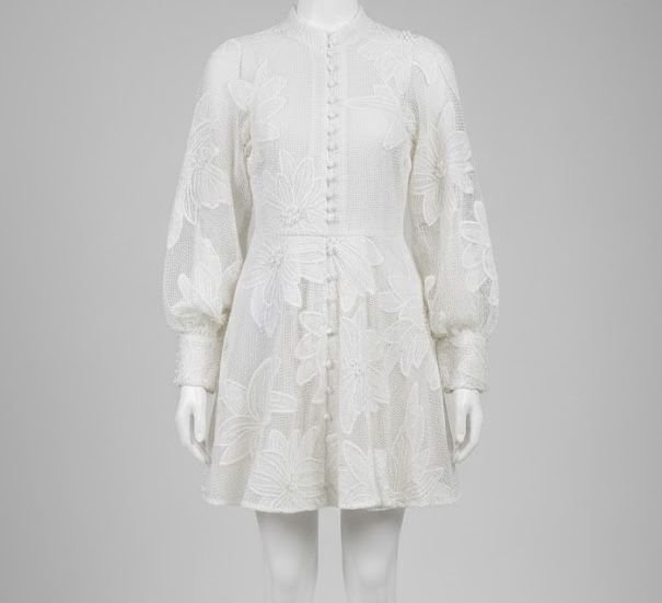 Женская Zimmermann Платье Белое