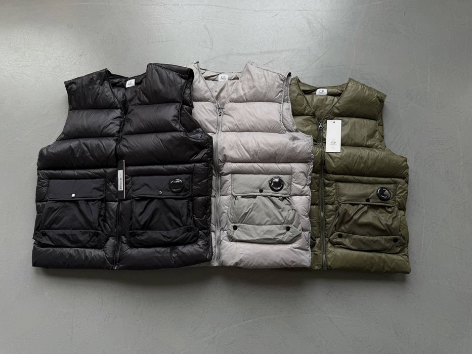 Мужской C.P. Company Жилетка Черная Новая