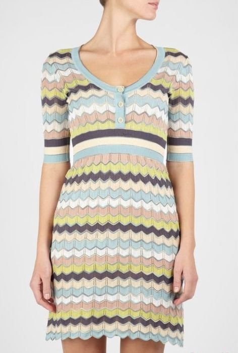 Women Missoni Dress Multicolor Cotton 42