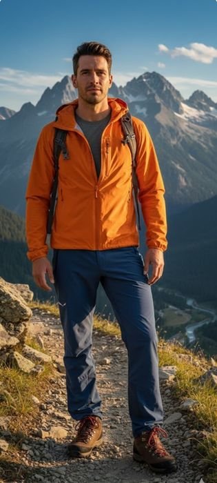 Herren Salewa Hosen Marineblau Baumwolle 32