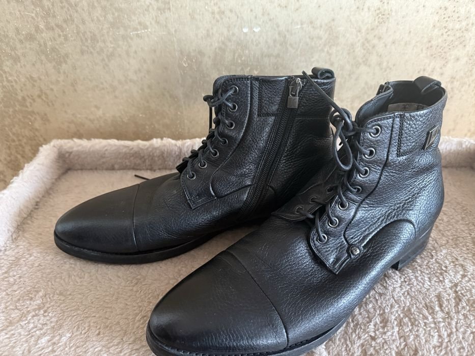 Men Fabi Boots Black Leather 44