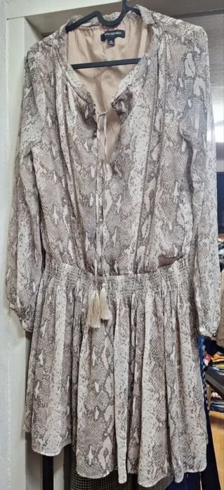 Donna Abito Grigio Chiffon 36