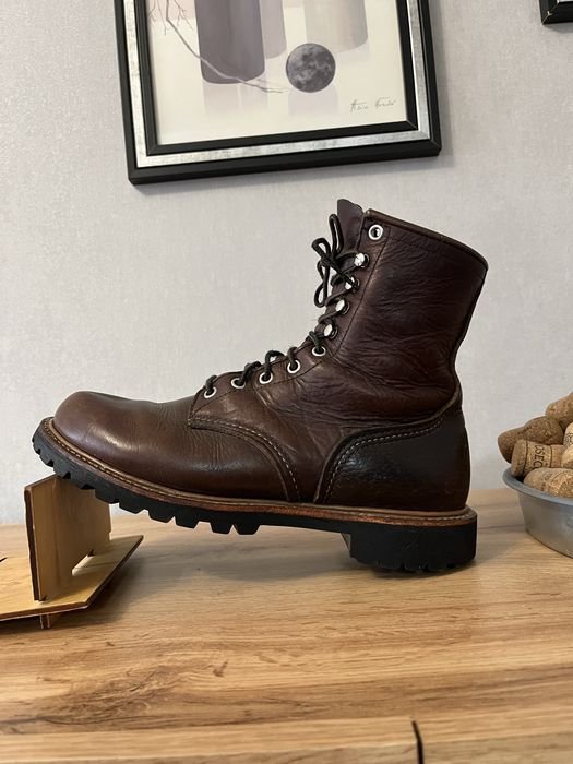 Мужские Red Wing Черевики Коричневый Натуральная