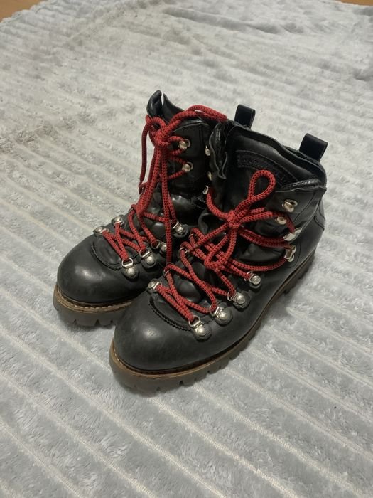 Men DSQUARED2 Boots Black Leather 42.5