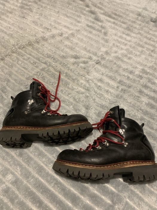 Men DSQUARED2 Boots Black Leather 42.5