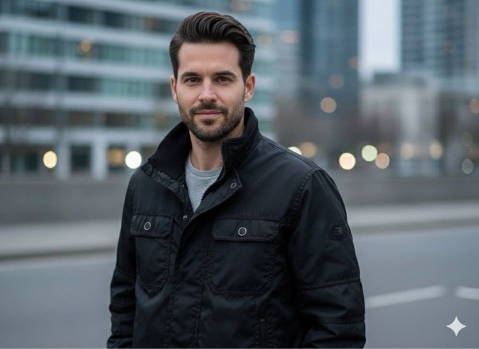 Мужская Trussardi Куртка Чёрная L