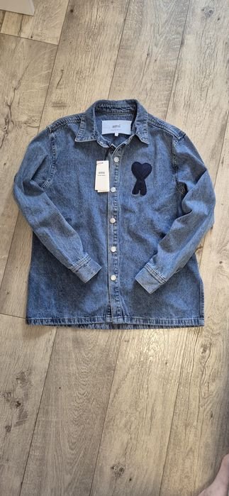 Женская Джинсовая Рубашка Тёмно-синий 40