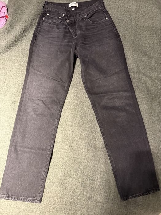 Donna Agolde Jeans Neri 36