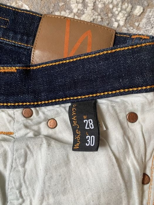 Женские Nudie Jeans Джинсы Синие Деним 34