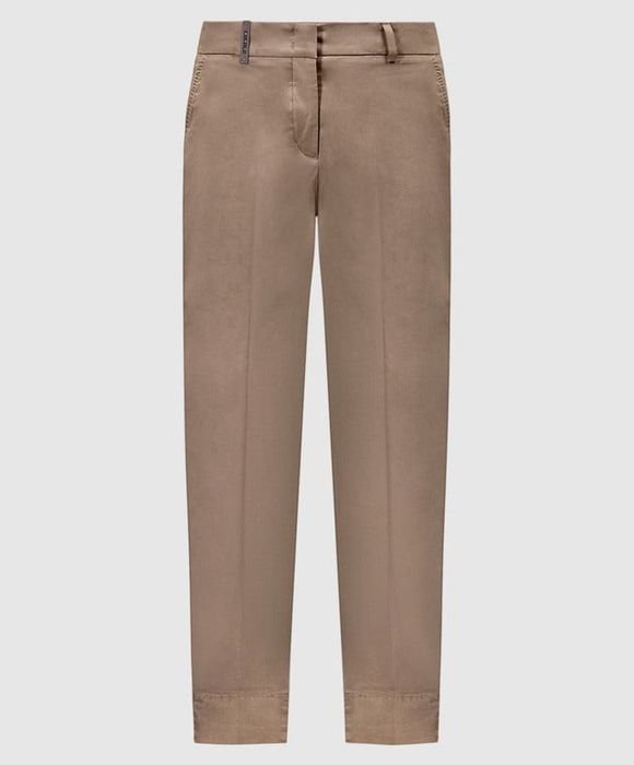 Женские Peserico Брюки Коричневый 40