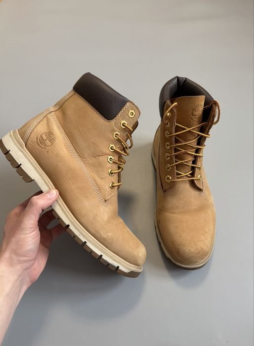 Мужской Timberland Ботинки Бежевый Нубук 44
