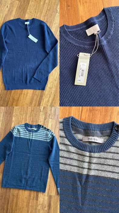 Мужской Debenhams Светр Тёмно-синий Хлопок