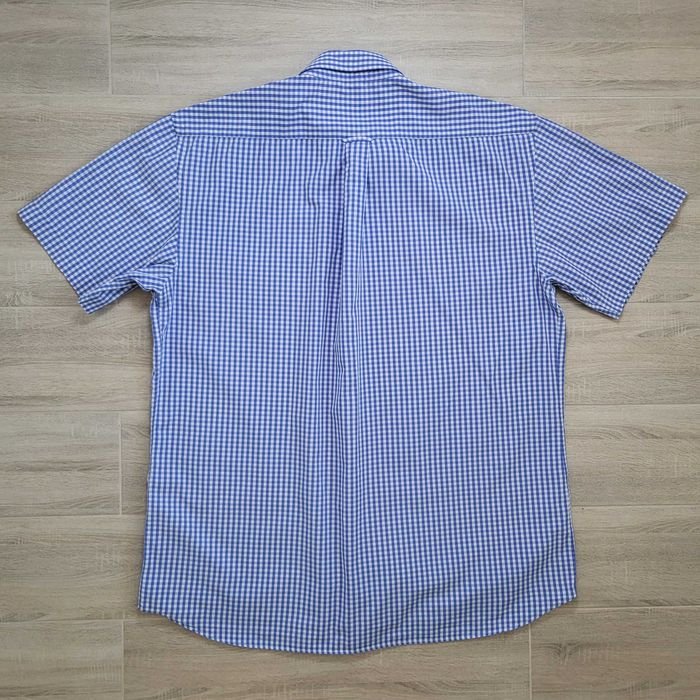 Uomo Gant Camicia Blu Navy Cotone 42