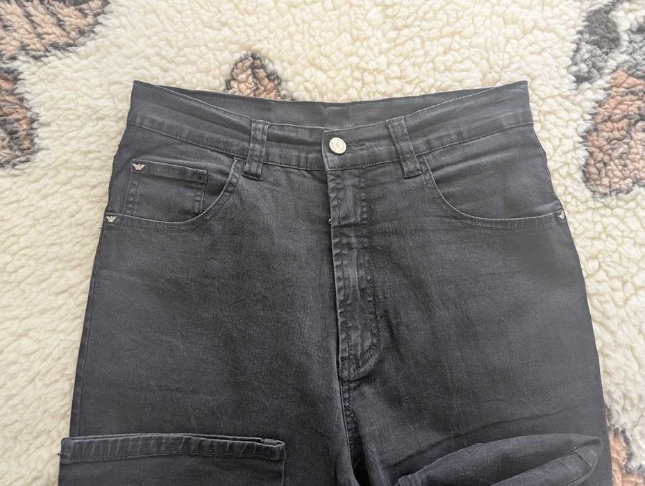 Женские Armani Джинсы Чёрные