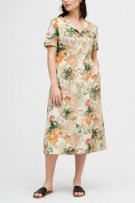 Женский Chloe Stora Платье Разноцветный Шелк 40