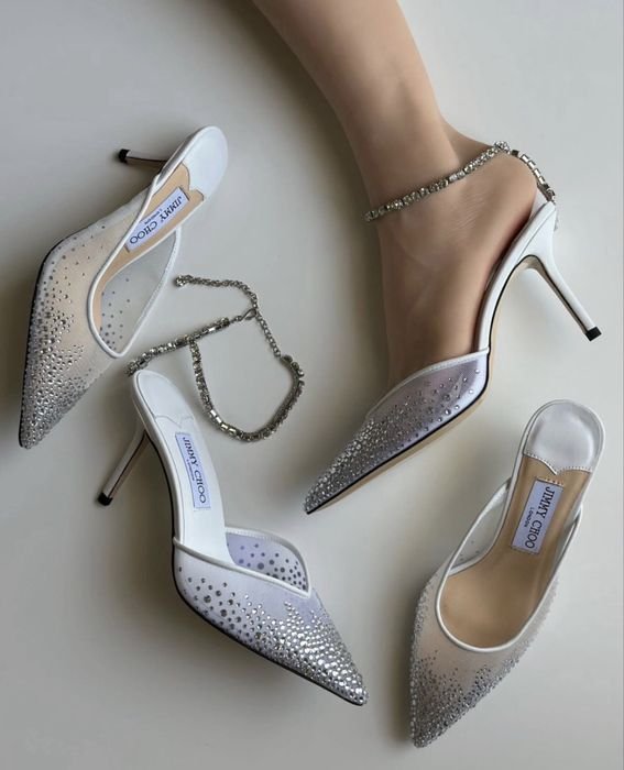 Women Jimmy Choo Heels White 38