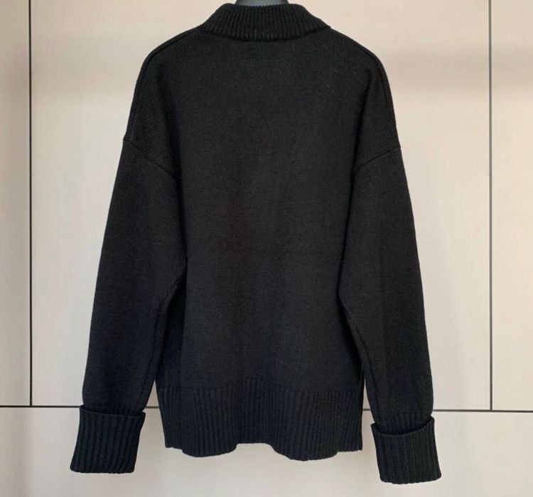 Women Ami Sweater Black Wool S