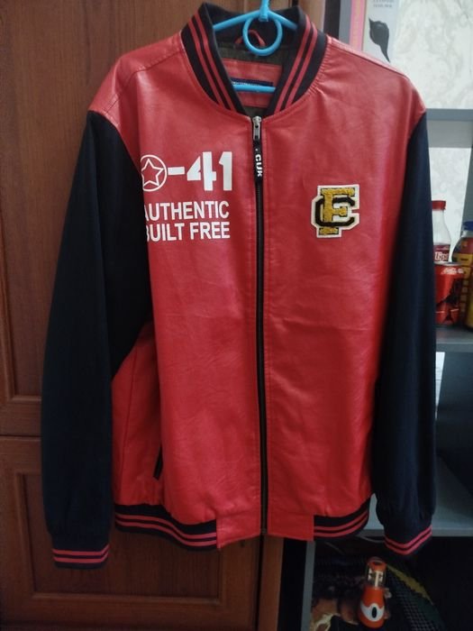 Men French Connection Bomber Red