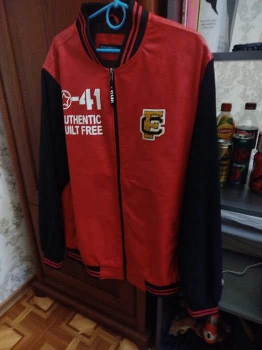 Men French Connection Bomber Red