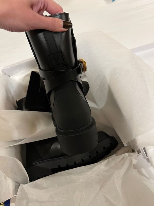 Женские Dior Ботинки Чёрные Кожа 39.5