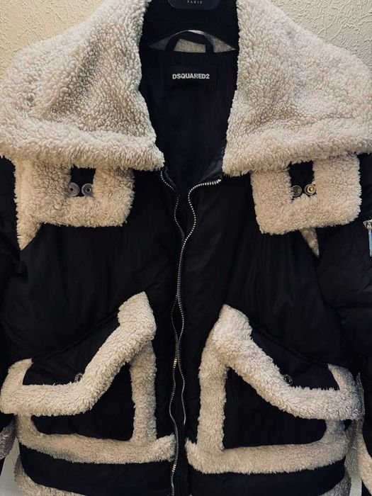 Женская Dsquared2 Пуховик Чёрный
