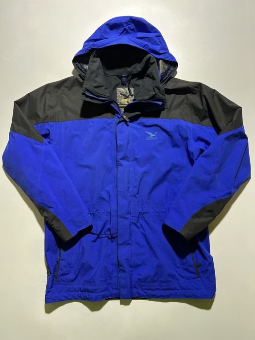 Herren Salewa Jacke Marineblau Gore-Tex 38