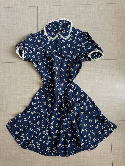 Femme Reformation Robe Bleu Marine 36