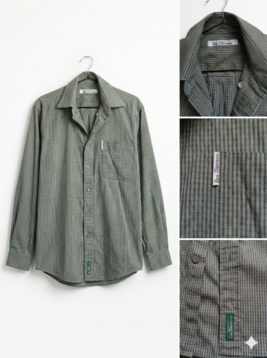 Мужской Ben Sherman Рубашка Зелёная L