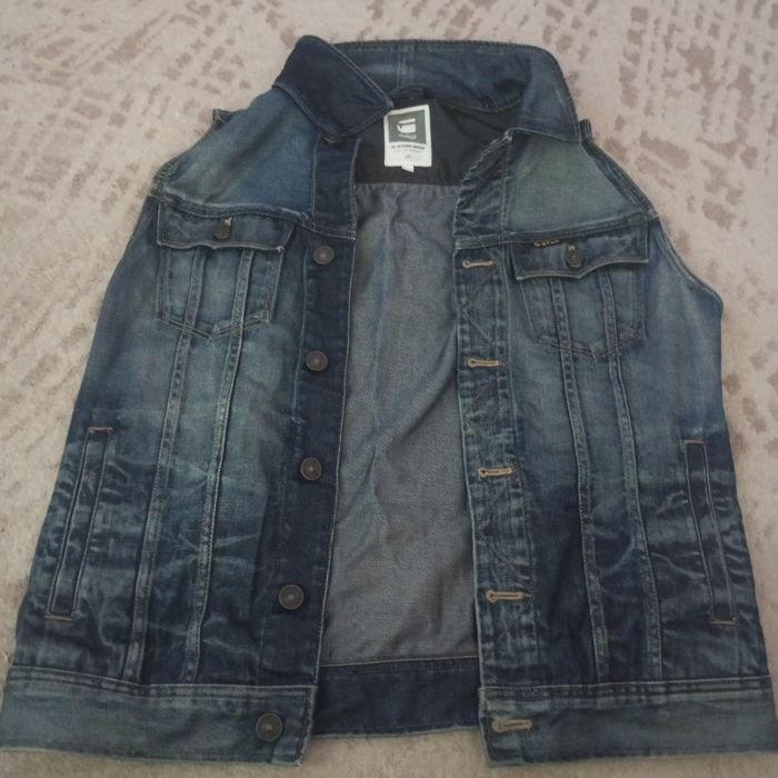 Женский G-STAR RAW Джинсовый Жилет Синий  L