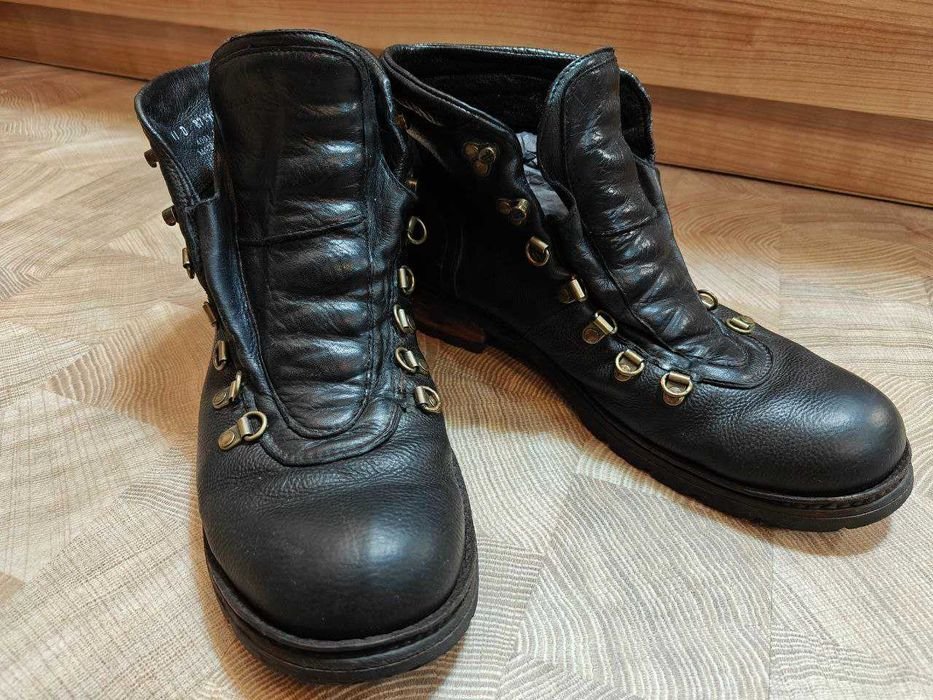 Men FRYE Boots Black Leather
