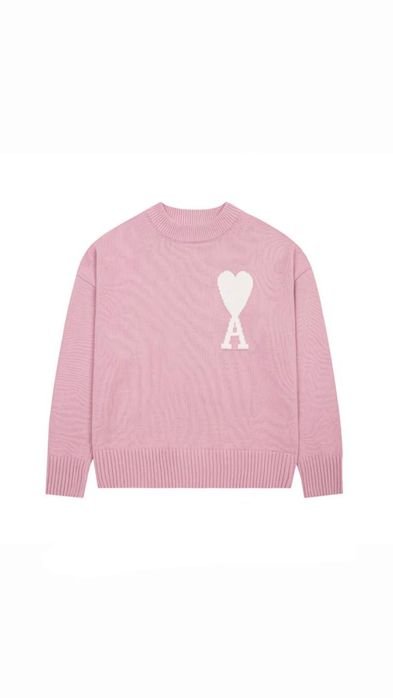 Женский Ami Paris Свитер Розовый 